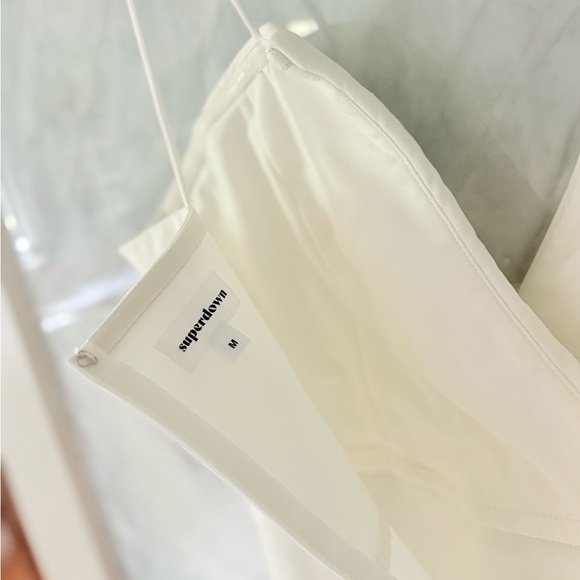 Superdown Kasey Belted Blazer Mini Dress White size Medium - Picture 8 of 10